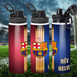 Deconline Crafts Prémium BARCELONA 2026 fém sportkulacs egyedi névvel és számmal 850 ml "ZIPPER (DO69370-850)