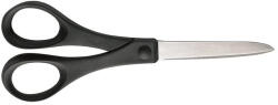 Fiskars Olló, papírvágó, 18 cm, FISKARS "Essential", fekete
