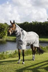 Horseware Ireland Rambo Protector Integrated, Silver/Navy, White & Beige - 145 cm