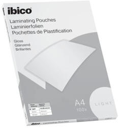 Ibico Meleglamináló fólia, 80 mikron, A4, fényes, IBICO "Light (E627308) - officepantry