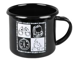 Husky Fém bögre camping-fekete