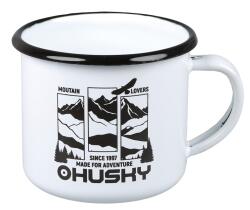 Husky Fém bögre hegyek-fehér
