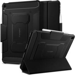 Samsung Tab S7/Tab S8 Fekete Spigen Rugged Armor Pro Ütésálló Trifold Flip Tok