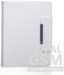  Univerzális 8 Colos Fehér Oldalra Nyíló Műbőr Tablet Flip Tok