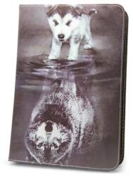 GreenGo Univerzális 9-10″ Tablet Könyv Tok Little Wolf Mintás