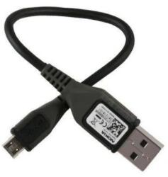 Nokia 20cm Fekete MicroUSB Adatkábel Gyári CA-101D