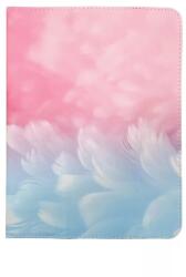 GreenGo Univerzális 9-10″ Tablet Könyv Tok Light Feather mintás
