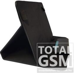  Univerzális Oldalra Nyíló Műbőr Tablet Flip 8 Colos Tépőzáras Fekete
