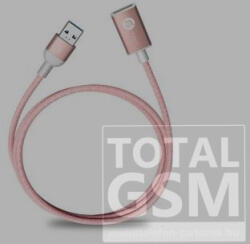 ADAM elements PeAk AMB120 microUSB-USB adat- és töltőkábel rozéarany