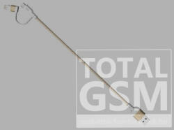 ADAM elements PeAk II Duo Apple iPhone 5 / 5S / SE / 5C / 6 / 6S / 6 Plus / 6S Plus / 7 / 7 Plus / 8 / 8 Plus / X / XS / XS Max / XR / 11 / 11 Pro / 11 Pro Max Lightning-microUSB adat- és töltőkábel MFi arany (20 c