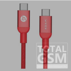 ADAM elements CASA B200 USB-C/USB-C adat- és töltőkábel 200cm, piros