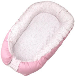 Wikids babafészek kókuszbetéttel - Rózsaszín / Apró csillagos