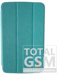  REMAX Samsung Galaxy Tab 3 7.0 (SM-T210, P3210) Türkiz Notesz Tablet Flip Bőrtok