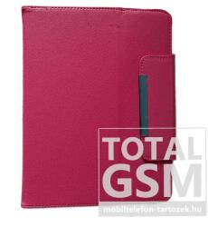  Univerzális 8 Colos Ciklámen Oldalra Nyíló Műbőr Tablet Flip Tok