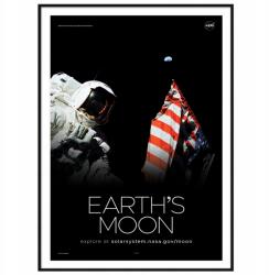  Nasa poszter Föld a távolban Kozmosz Usa 60x93 cm A1 (NA3 PLAKAT NASA)