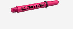 Target Darts Dart szár rövid Target Pro Grip, rózsaszín 34mm - 9 darabos csomag