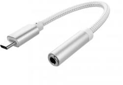  Ezüst Type-C Jack 3.5mm átalakító kábel