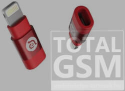 ADAM elements PeAk A1 Apple iPhone 5 / 5S / SE / 5C / 6 / 6S / 6 Plus / 6S Plus / 7 / 7 Plus / 8 / 8 Plus / X / XS / XS Max / XR / 11 / 11 Pro / 11 Pro Max Lightning/microUSB adapter MFi, piros