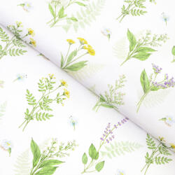 Goldea teflon szövet terítőknek - erdei virágok 160 cm