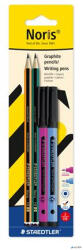 STAEDTLER Grafitceruza és tűfilc készlet, STAEDTLER "Noris® colour edition set", lila+kék tűfilc (61 BK4-1) - alter
