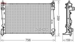 DENSO Chladič motora DENSO DRM09178 (DRM09178)