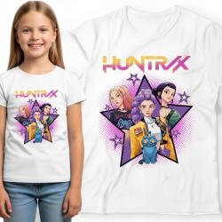 Tshirto Gyerek Póló Huntrix Kpop Demon Hunters Ajándék Iskolai Vadász 116 (Dziecka manga anime demonów mira rumi zoey)