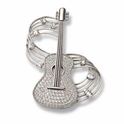 Borealy BroE a Vioara cu Cristale Esarfa Matase , Cadou Elegant pentru Iubitoarele de Muzica (RB058)
