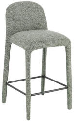 Bizzotto Scaun bar textil verde Antara 44.5x50.5x92h (0734537)