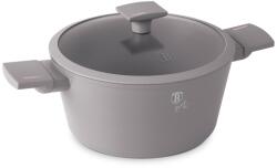 Berlinger Haus Oală cu capac 24 cm, 4.1L - Berlinger Haus Taupe Collection BH 8101, antiaderentă, pentru gătit zilnic sănătos, design modern