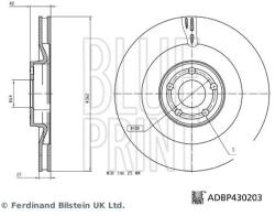 BLUE PRINT Brzdový kotúč BLUE PRINT ADBP430203 (ADBP430203)