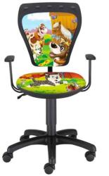 Nowy Styl Group Детски стол ANIMALS (Animals/stol/black/NowyStylGroup)