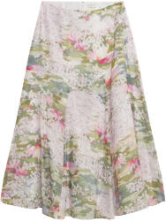 TED BAKER Fusta Layda Printed Midi With Diagonal Seam De 284191 pink