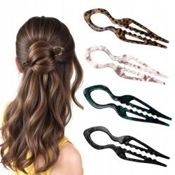  4 db hajcsat, elegáns francia hajcsat Női magassarkú (elegancka francuska spinka 4szt)