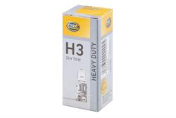 HELLA Bec Halogen H3 HELLA pentru Camioane si Utilaje - 24V, 70W (PK22s), Calitate Originala (8GH002090-251)