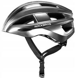 ROCKBROS Kerékpáros sisak Rockbros beépített lámpával univerzális 55-60cm szürke (ZK-013TI)