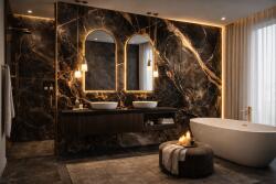  Стенен панел bamboo charcoal i Модел: 5909 i с непрекъсната или огледална шарка i uv лак