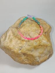 Clickitshop Martisor bratara copii din snur Neon Impletit , Handmade (40083409472895)