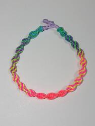 Clickitshop Martisor bratara copii din snur Neon Impletit , Handmade (40083409472899)