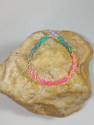 Clickitshop Martisor bratara copii din snur Neon Impletit , Handmade (40083409472893)