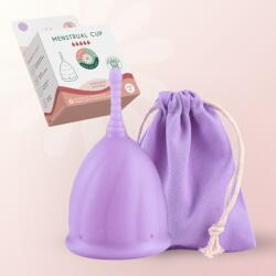Femi. Eko Cupa menstruala din silicon medical, marimea M, capacitate 32 ml, violet, Safe