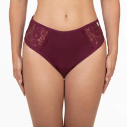 Femi. Eko Chiloti menstruali pentru adolescente, cu talie inalta, bumbac organic, berry, Bella | XL