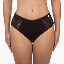 Femi. Eko Chiloti menstruali, bumbac organic, cu talie inalta, absorbtie ridicata, negri, Bella | S