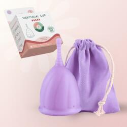 Femi. Eko Cupa menstruala, silicon medical, marimea S, antibacteriana, reutilizabila, violet, Safe