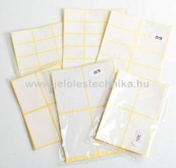 Jelöléstechnika Íves 40x80mm öntapadós címke 60db/csom