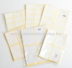 Jelöléstechnika Íves 45x70mm öntapadós címke 60db/csom