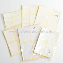 Jelöléstechnika Íves 25x50mm öntapadós címke 60db/csom