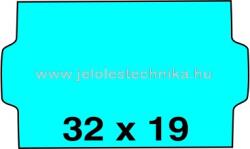 Jelöléstechnika 32x19mm KÉK színű árazószalag