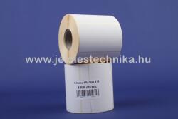 Jelöléstechnika 60x100mm VELLUM (matt papír)öntapadós címke erősített ragasztóval 1000db/tekercs