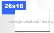 Open Data srl 26x16mm szögletes [ ] Blitz (olasz) árazószalag
