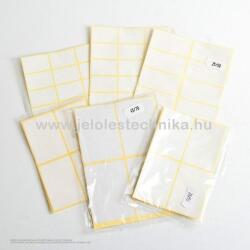 Jelöléstechnika Íves 40x70mm öntapadós címke 60db/csom